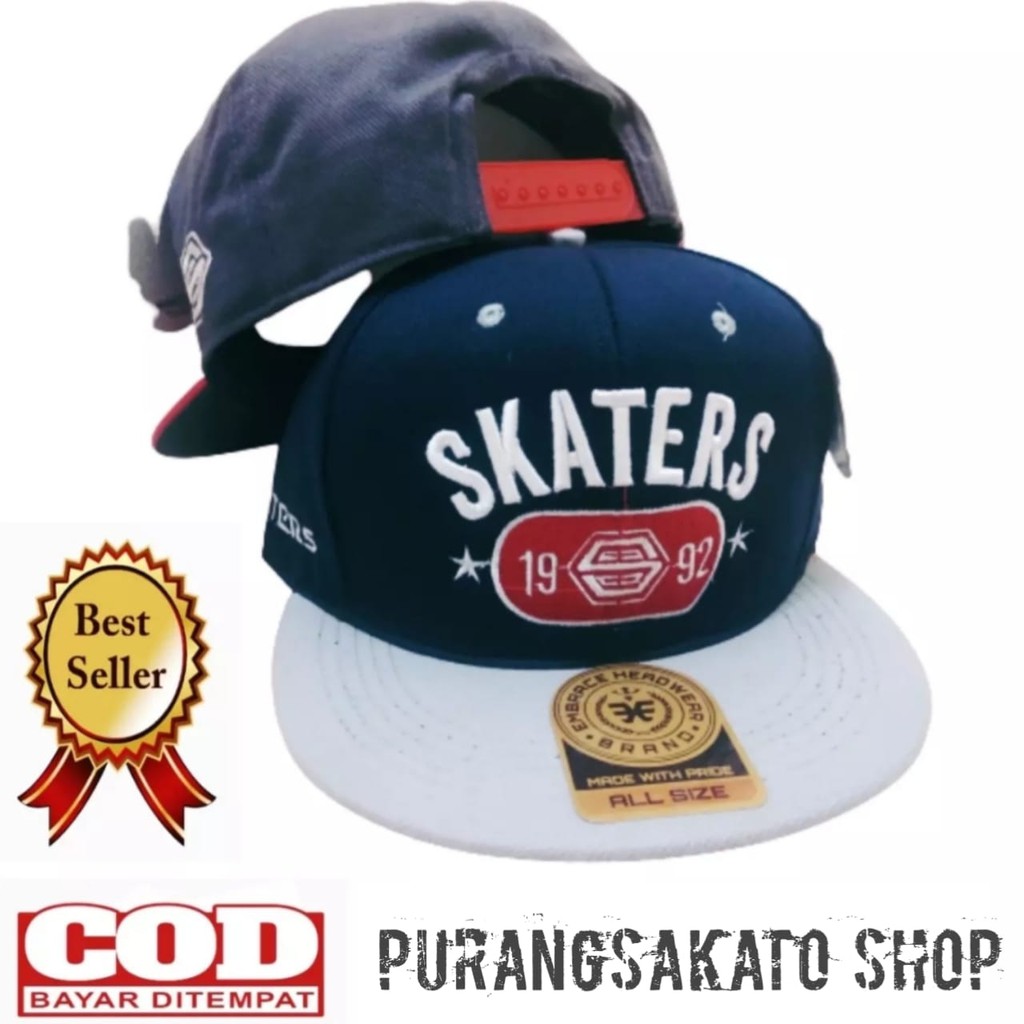 Topi Hip Hop Snapback kekinian SKATERS Cloting Bordir