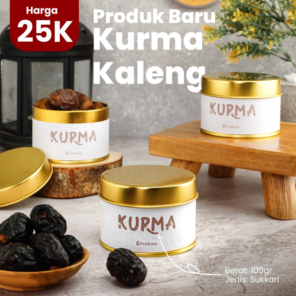 Kurma Sukkary / Kaleng Kurma Kaleng / Kurma Fenham / Fenham Islamic Gift
