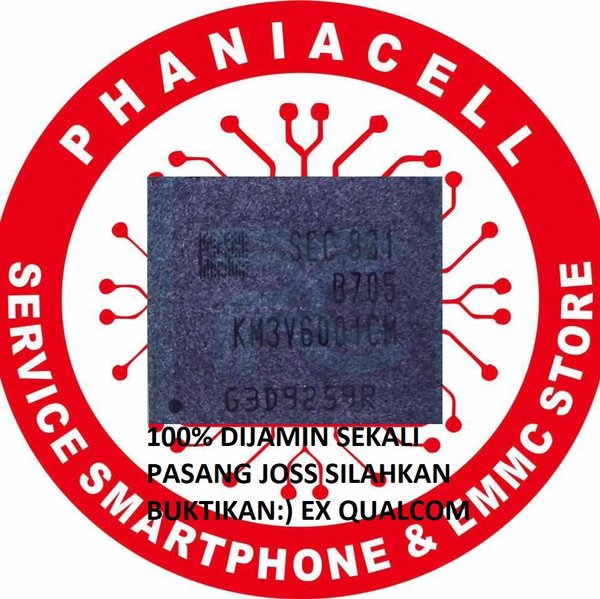 EMMC 254 KM3V6001CM-B705 RAM 6GB 128GB RPMB NOT CLEAN TESTED
