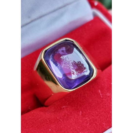CINCIN PRIA BATU KECUBUNG PURPLE BRAZIL