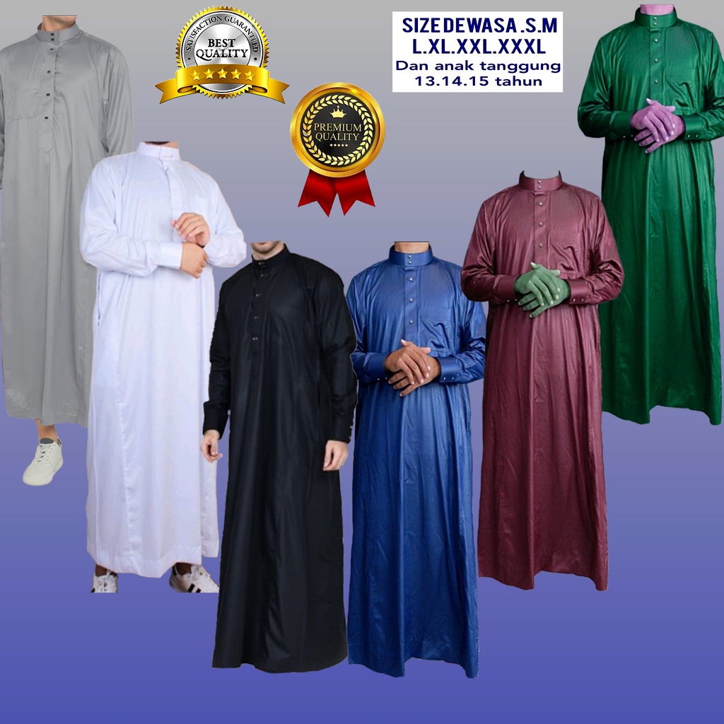 JUBAH MANSET jubah pria gamis laki laki gamis pria TERLARIS