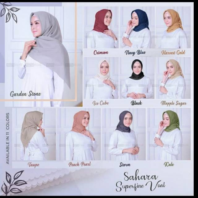 Segiempat Sahara Voal Superfine Cutting 115x115