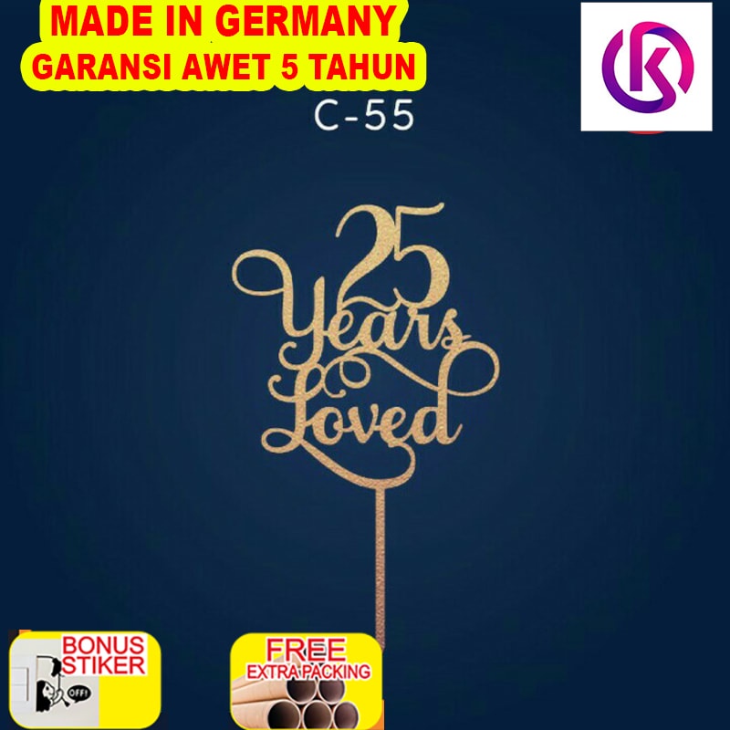 

Murah TOPPER KUE / CAKE TOPPER / ANNIVERSARY /WEDDING ANNIVERSARY HIASAN KUE