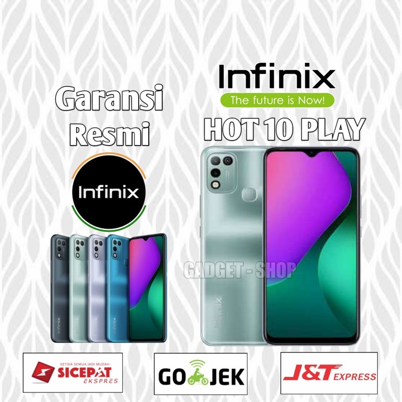 INFINIX HOT 10 PLAY &amp; HOT 11 4/64 3/32 Garansi Resmi new segel✅