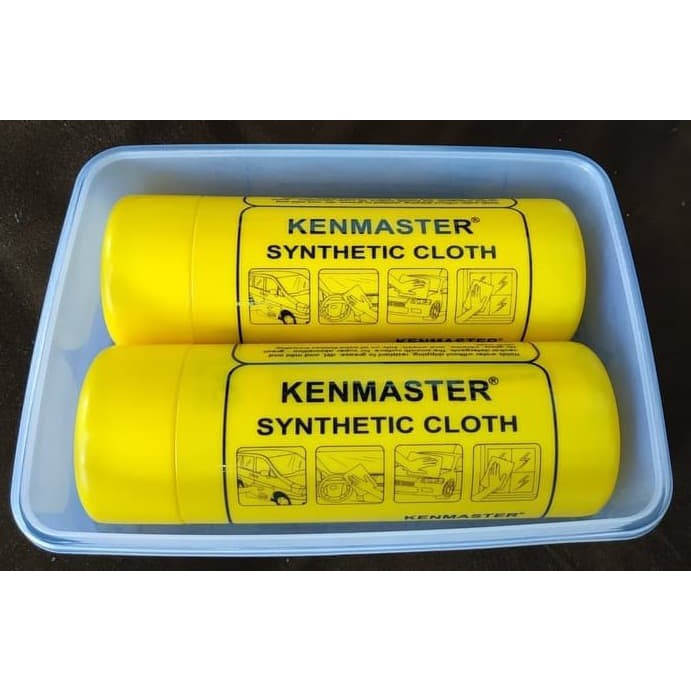 Kenmaster Plas Chamois 2 Pcs - kanebo isi 2pcs Bonus container plastik