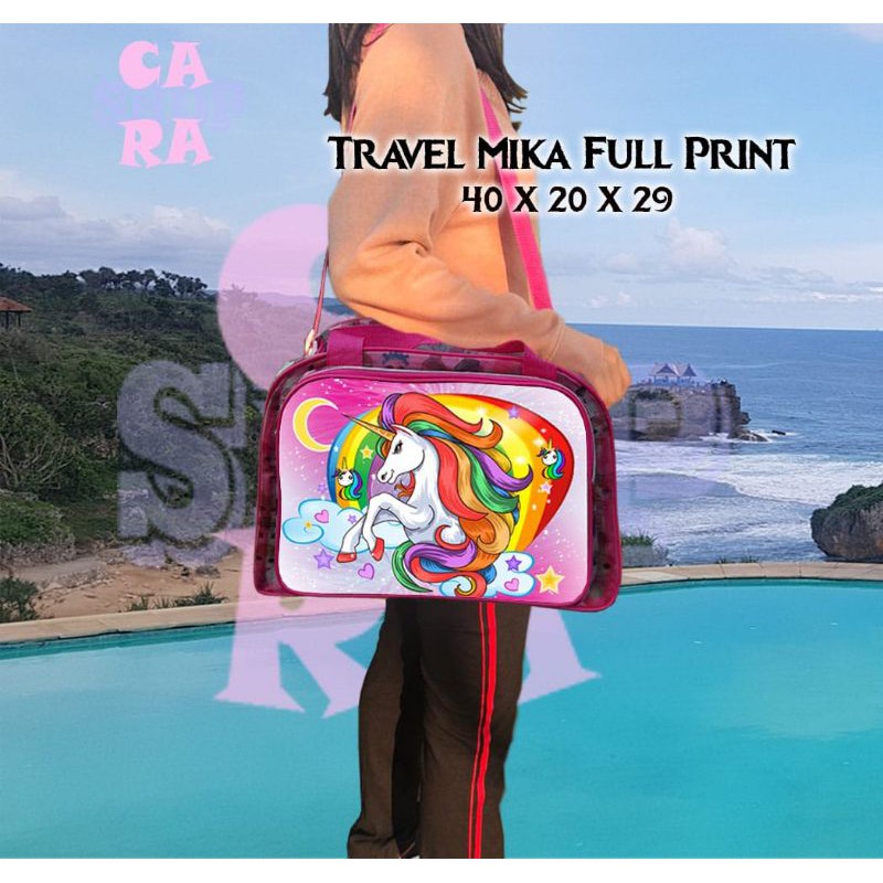 Tas travel bag  Mika Karakter anak  Anti Air/ Tas renang-unicor  1