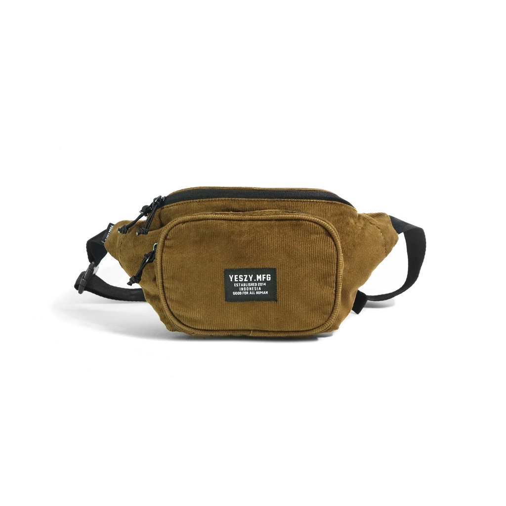 YESZY.MFG Waist Bag Smith Corduroy Brown