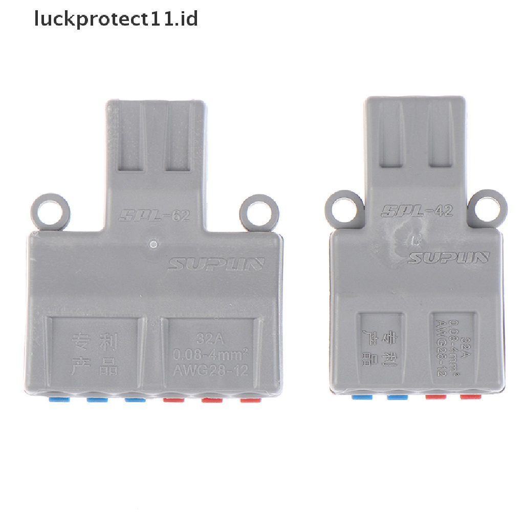 // Hg &amp; ID// Spring Lever Terminal Block Konektor Kawat Kabel Listrik PCT-222 SPL-62 SPL kq