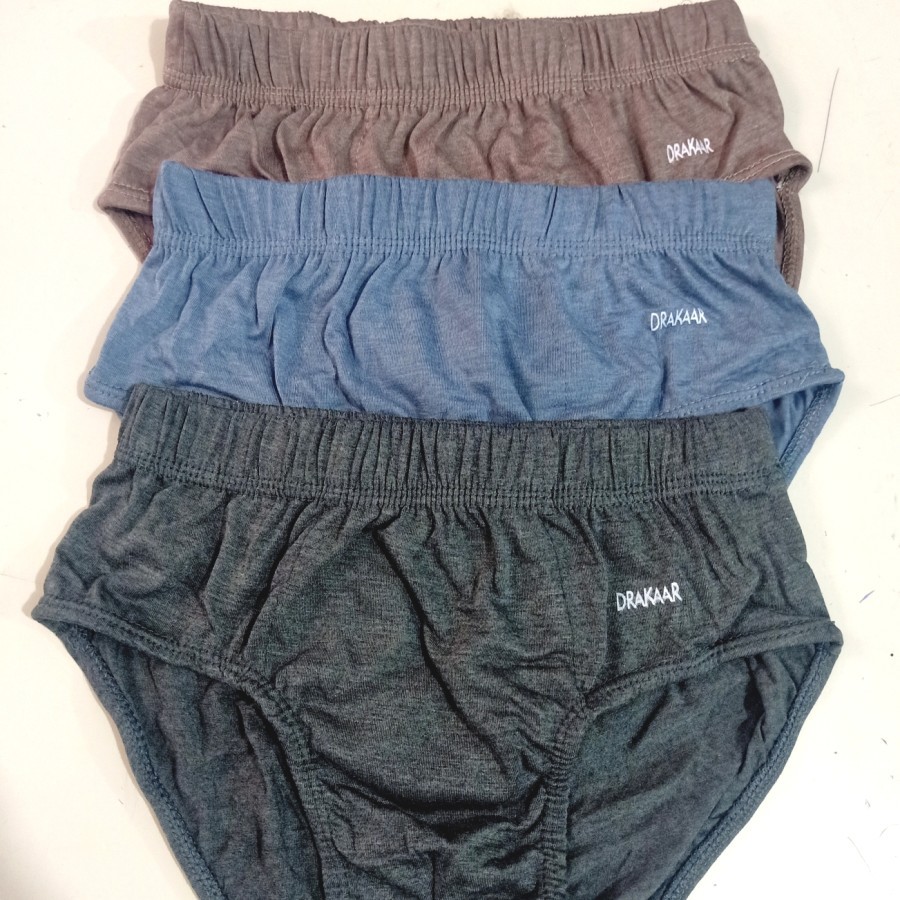 3 Pcs Celana Dalam Pria DRAKAAR Katun CD Underwear Pakaian Dalam Pria Cotton