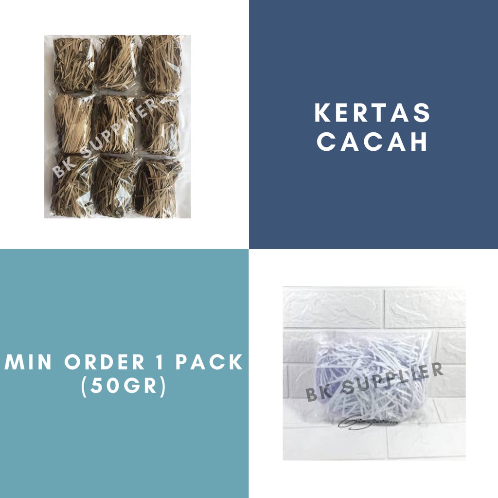 

Kertas Cacah 50gr / Shreded Paper / Kertas Potong / Kertas Suir / Potongan Kertas