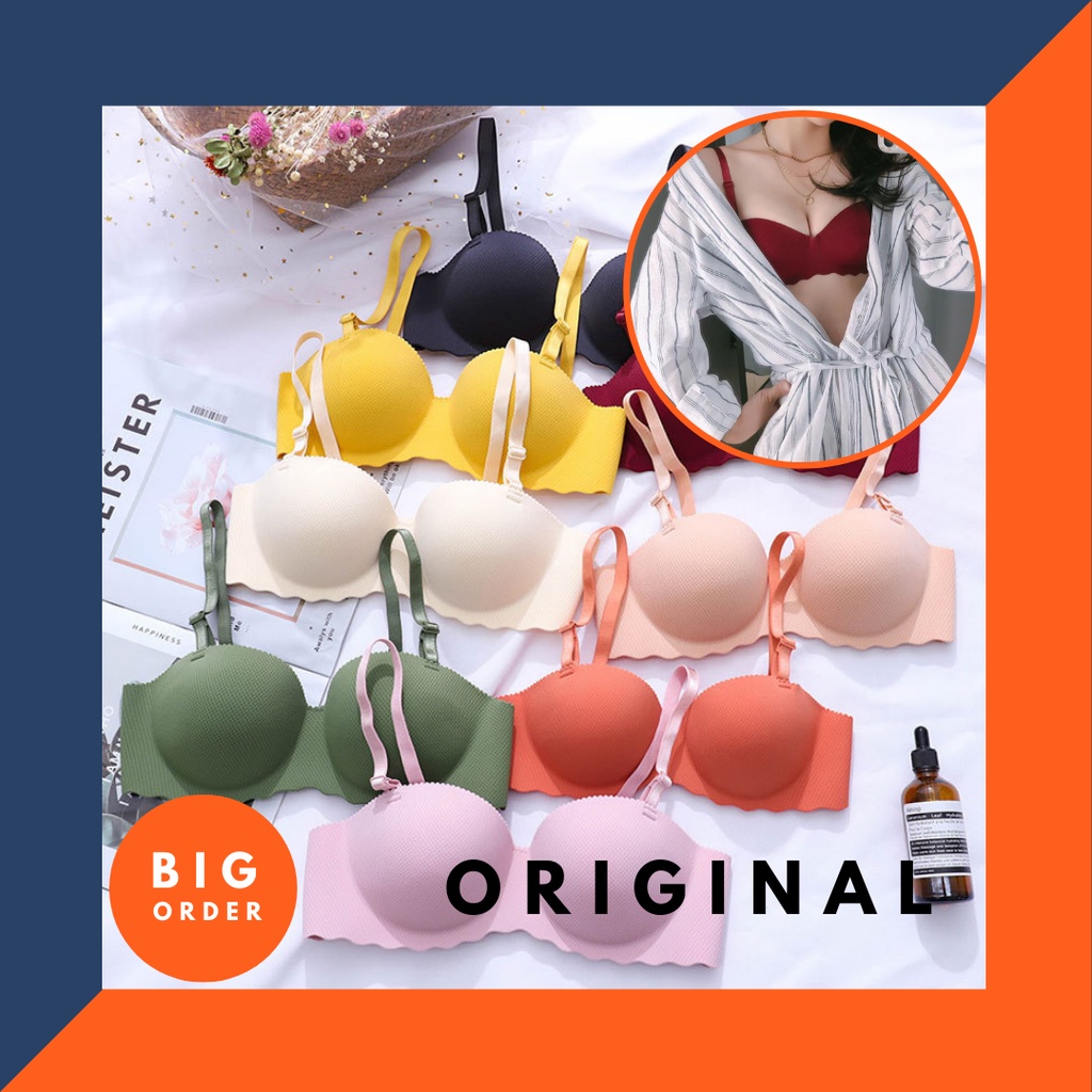 BH BRA CEWEK UNDERWEAR WANITA PUSH UP BRA LUCU BERGELOMBANG BRA PREMIUM BH25 - BOS