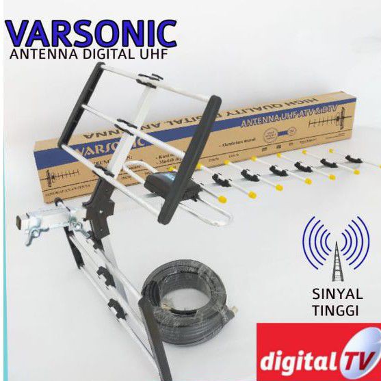 Antena Luar Digital VARSONIC Antena Digital Outdoor + Kabel 13 Meter Best Seller VARSONIC