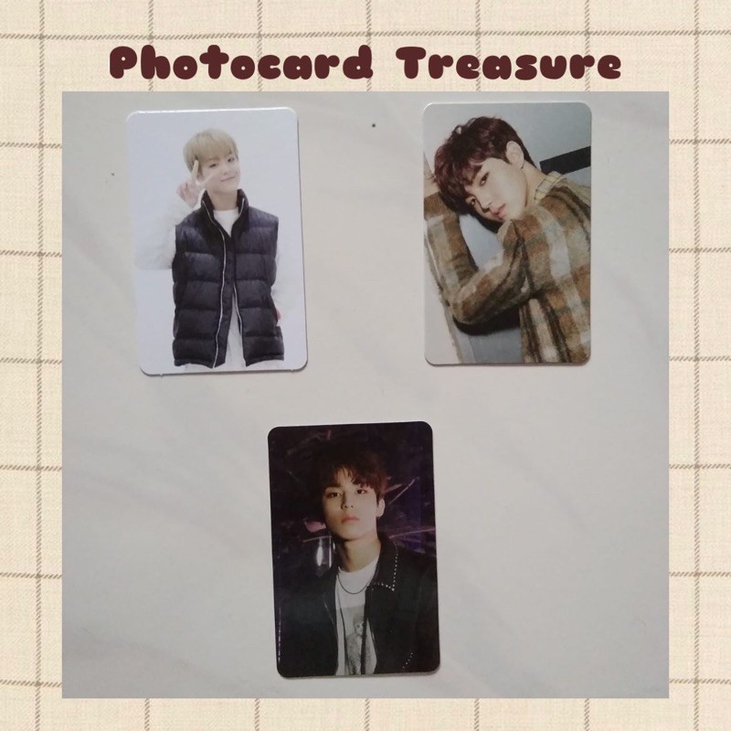 [READY] Official Photocard Jeongwoo, Doyoung, Jihoon Chapter 3 Black Version
