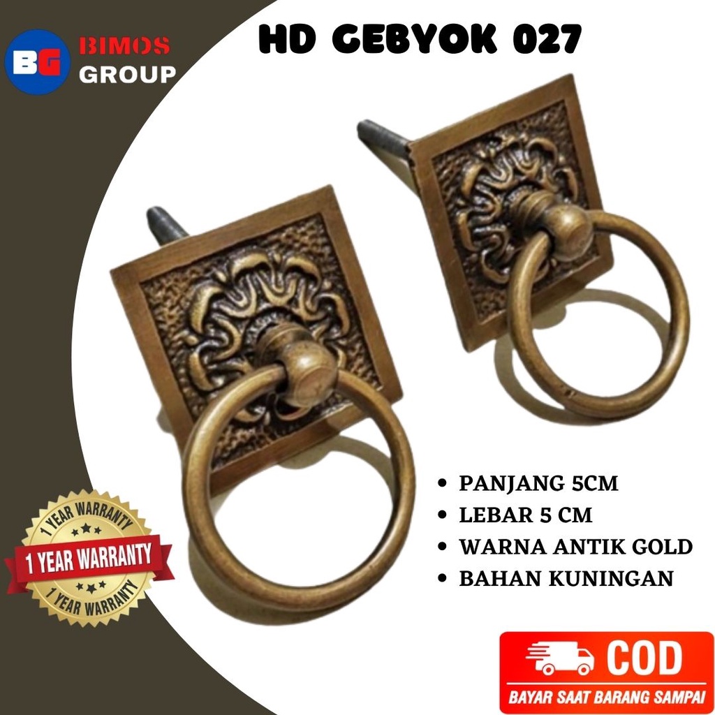 HANDLE PINTU GEBYOK GBY 027 HANDLE GEBYOK MINIMALIS TARIKAN PINTU KUNINGAN GAGANG PINTU RUMAH