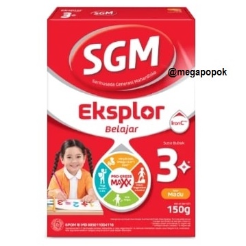 SGM Eksplor 3+ Usia 3-5 Tahun Rasa Madu 150gr/megapopok