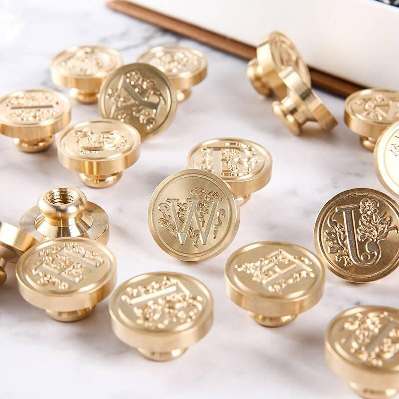 

Wax Seal Stamp Head - Kepala Stamp Lilin Inisial Huruf A - Z