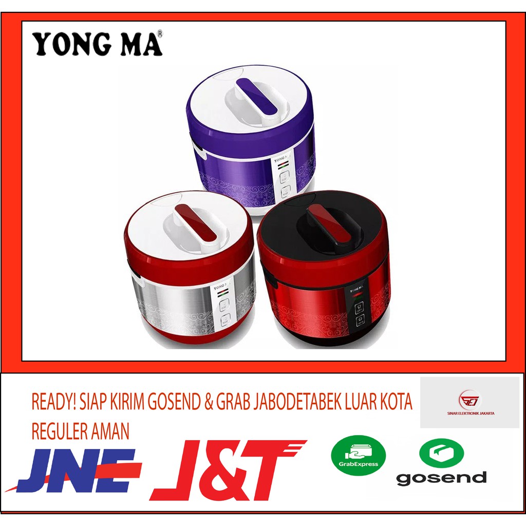 YONG MA YMC-402 Magic Com Rice Cooker Kapasitas 2.0L. Baru Bergaransi Resmi