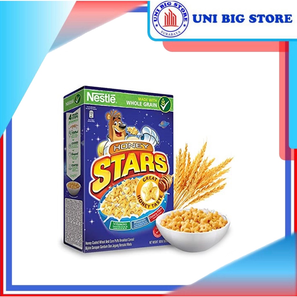 

Nestle Honey Stars Cereal 300 gr Sereal Gandum dengan Madu