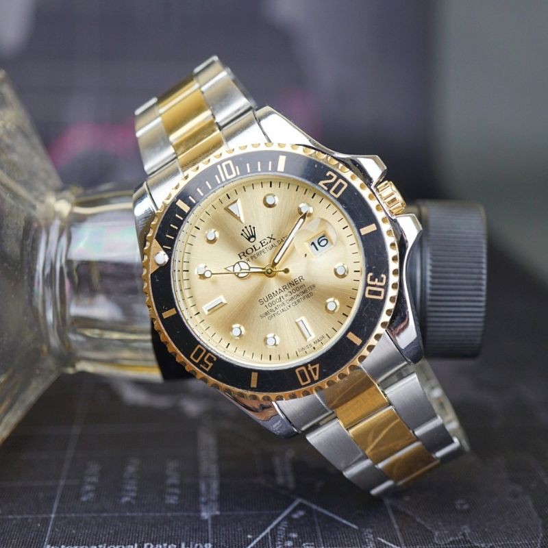 FLASH SALE!!! STAINLISS HALUS JAM MEWAH JAM ROLEX SUBMARINER WARNA FAVORIT PRIA KESUKAAN