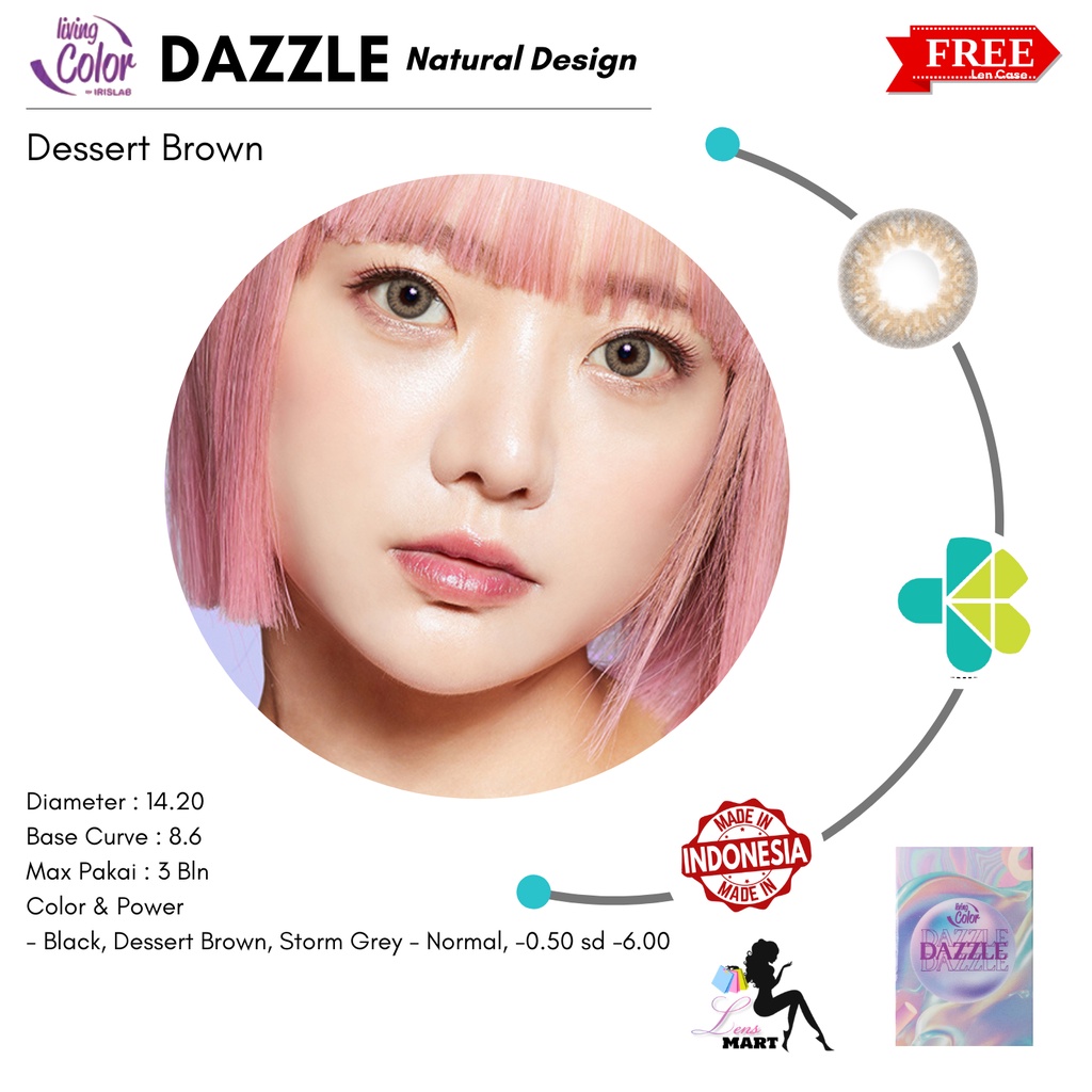 SOFTLENS LIVING COLOR - DAZZLE NORMAL DIA. 14.20mm