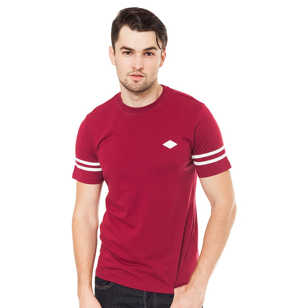  Lee  Cooper  Men s T Shirt DAN ARLO maroon Shopee Indonesia