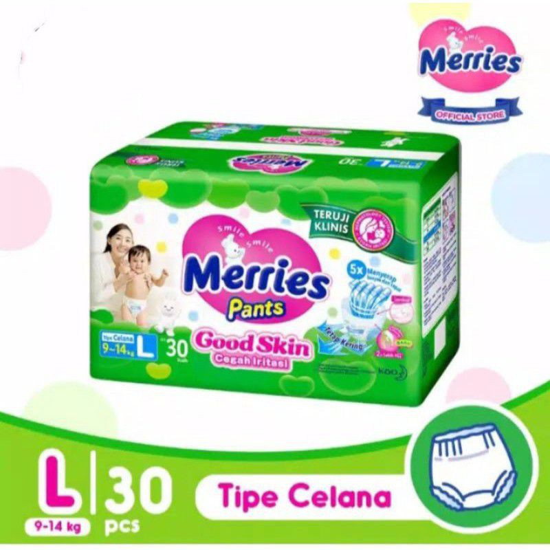 Jual MERRIES PANTS GOOD SKIN L30 / PAMPERS MERRIES / MARRIES MURAH ...