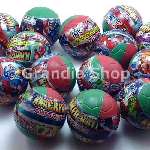 Paket Isi 20 Pcs Bola Isi Kejutan / Mainan Knocker Ball