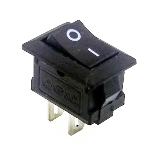 Saklar Switch On Off Kaki 2 Hitam / Saklar kecil / Switch karoke 2 pin