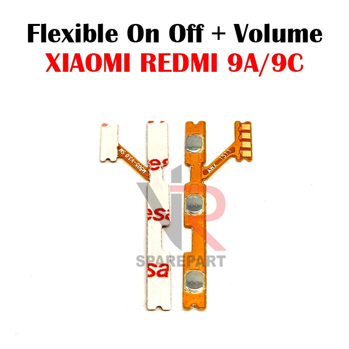 FLEXIBLE ON OFF XIAOMI REDMI 9A / 9C ON OFF + VOLUME