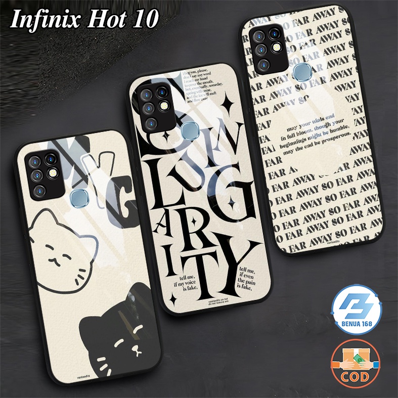 Benua Case - Case Infinix Hot 10 - Case Hp Infinix Hot 10 - Kesing Hp Infinix Hot 10 - Softcase Glas