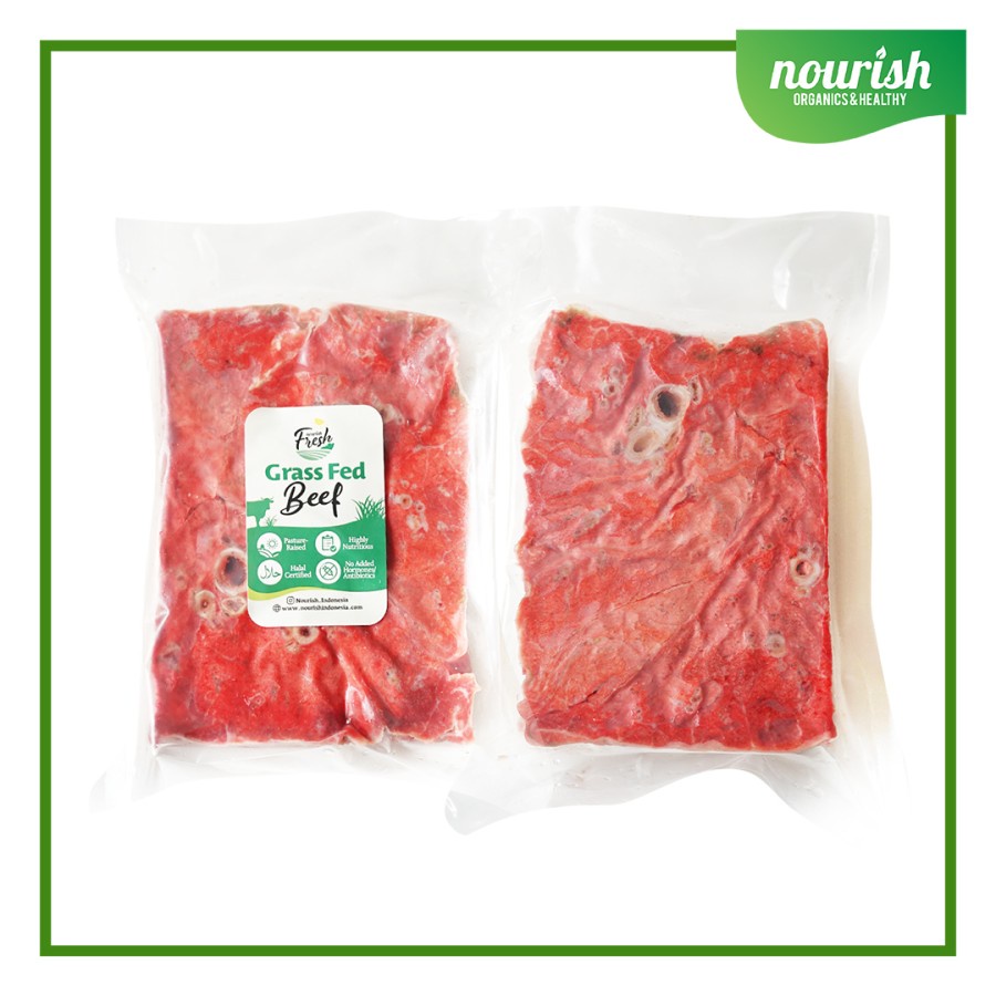 Grass Fed Beef Lung / Paru Sapi 500 gr