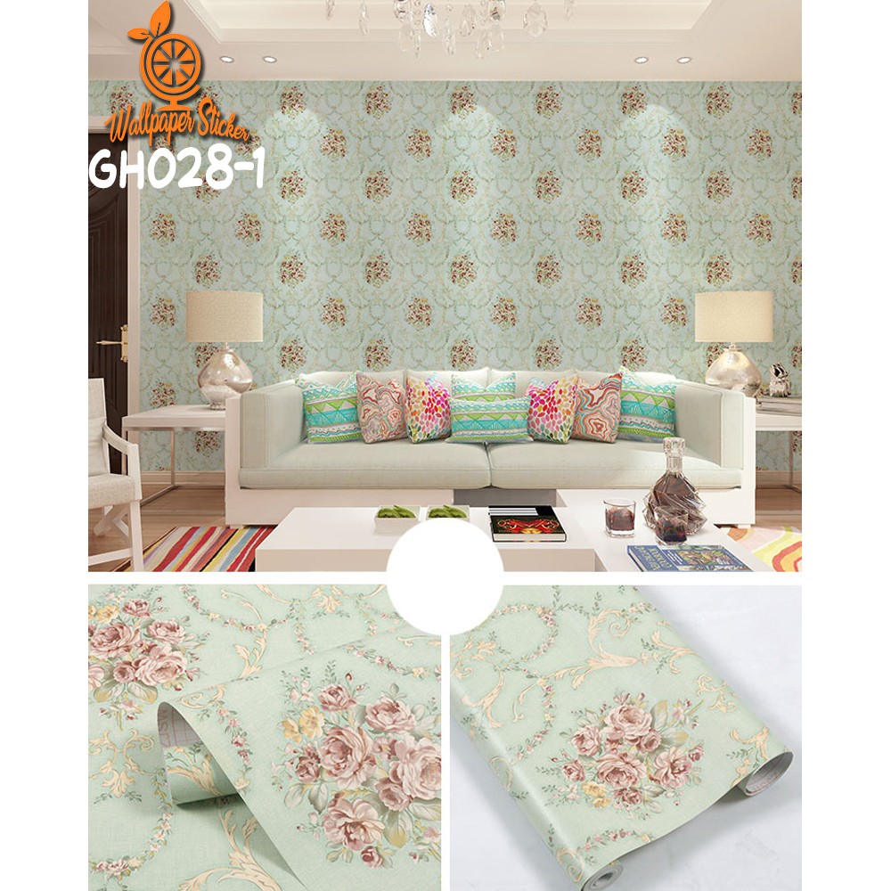 Wallpaper Dinding Aesthetic Wallpaper Dinding 3D / Wallpaper Dinding Motif 45cmX9m HOMELIVING