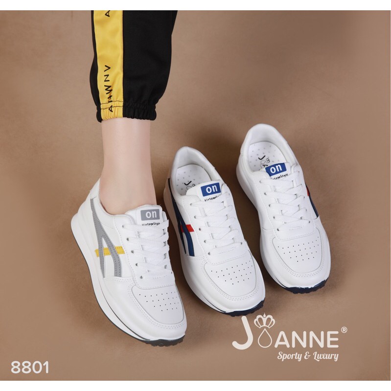 RESTOCK! [ORIGINAL] JOANNE Leather Sneakers Shoes Sepatu Wanita #8801
