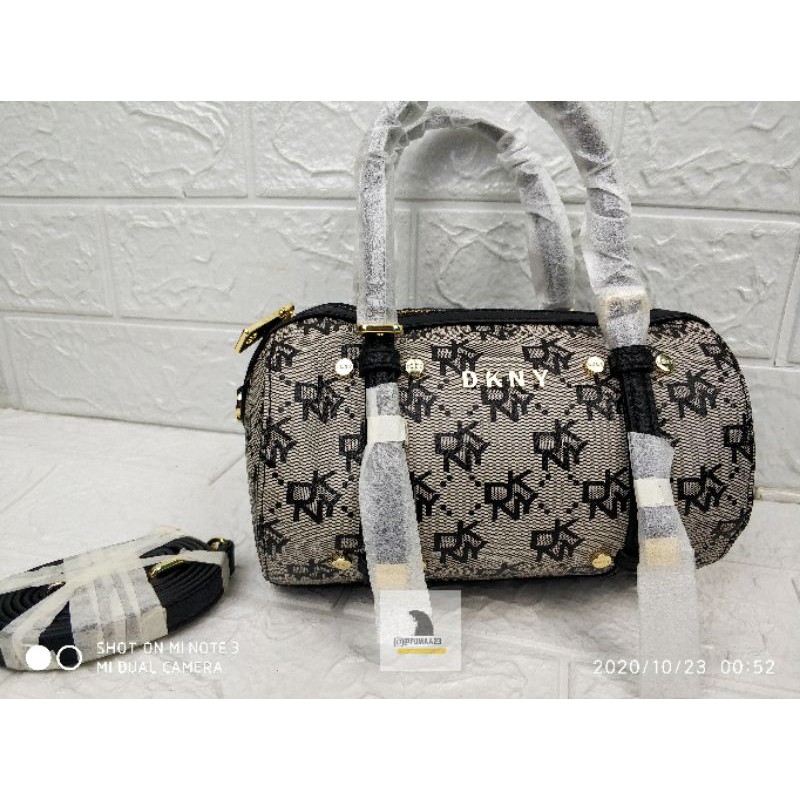 DKNY Speedy Bag (Black motif) Authentic