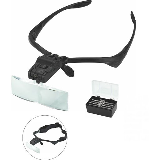 COVID 9891 Magnifier Lup Luv Kacapembesar Kacamata Kaca Pembesar LED