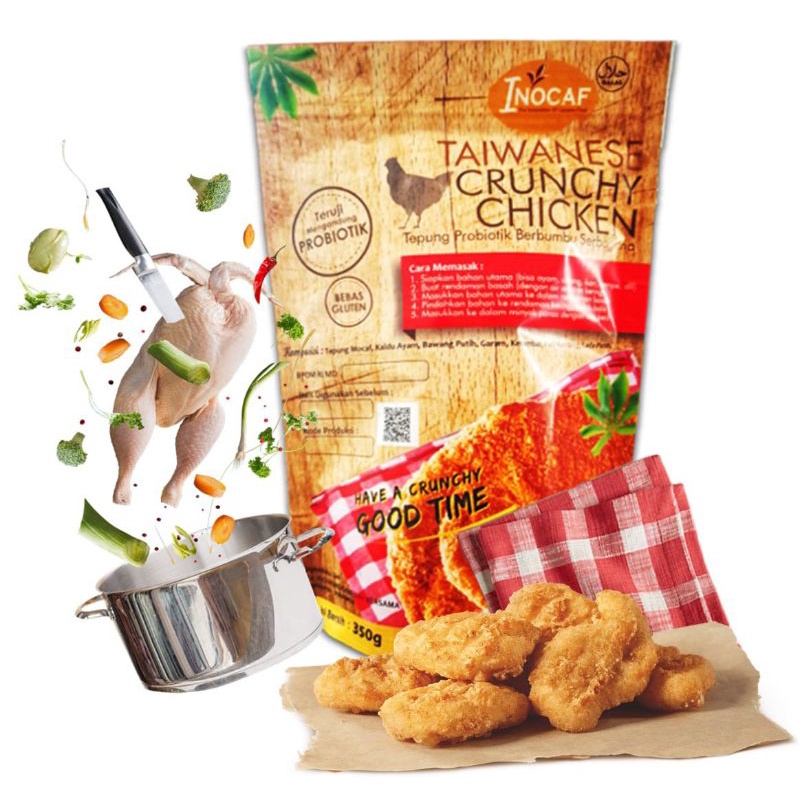 

tepung bumbu crunchy sehat tepung premix renyah aneka rasa crunchy seaweed/chicken/hot matah