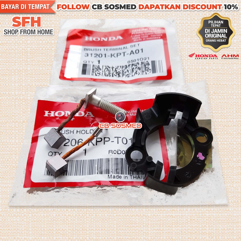 Dudukan Arang Stater CB150R Old Dudukan Brostel Dinamo Stater CB 150R K15 Original Honda AHM Asli Or