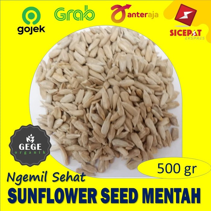 

Biji Bunga Matahari Mentah Raw Sunflower Seed 500 gram