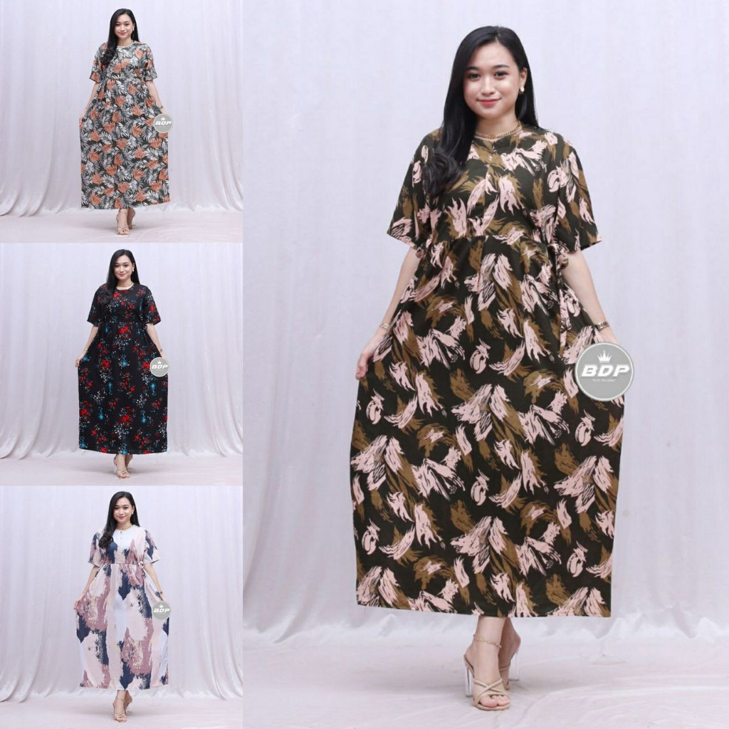 Daster Wanita Rayon Grade A Busui Resleting Depan Baju Tidur Daster Kekinian