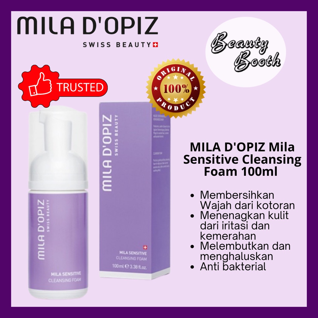 MILA D'OPIZ Mila Sensitive Cleansing Foam 100ml Miladopiz