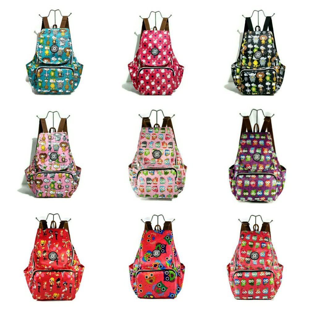 Dijual Tas Ransel Kipling Bermotif Murah
