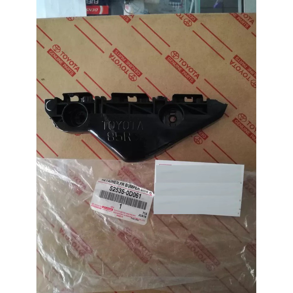 ORI Bracket Breket Bemper DEPAN NEW VIOS 2007 2008 2009 2010 2011 2012 Dudukan Pegangan Braket Space