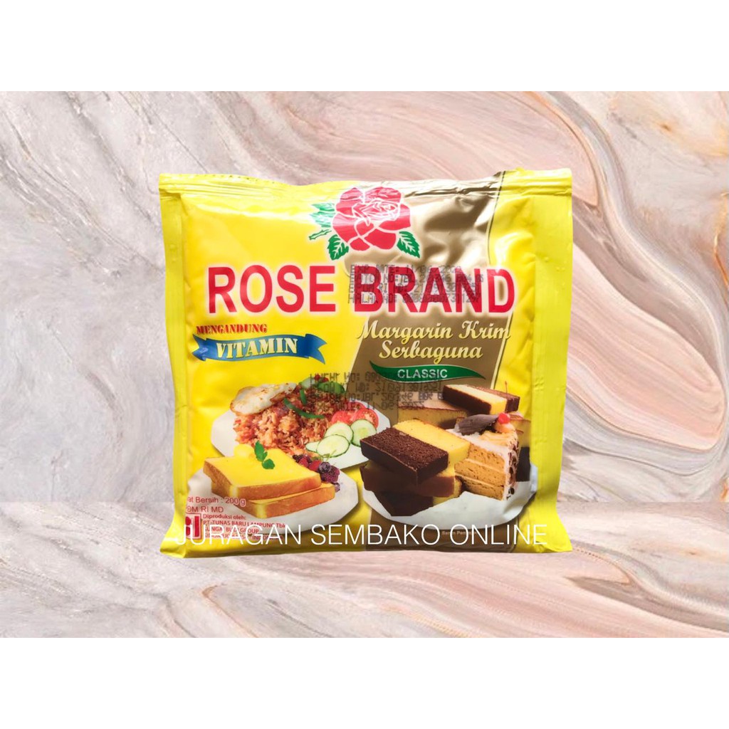 

(JSO) Margarin ROSE BRAND Serbaguna 200gr / Margarin Krim Classic / margarine