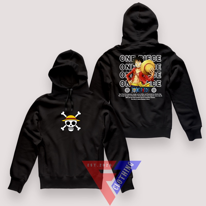 Jaket Anak Hoodie Anime One Piece monkey D.Luffy