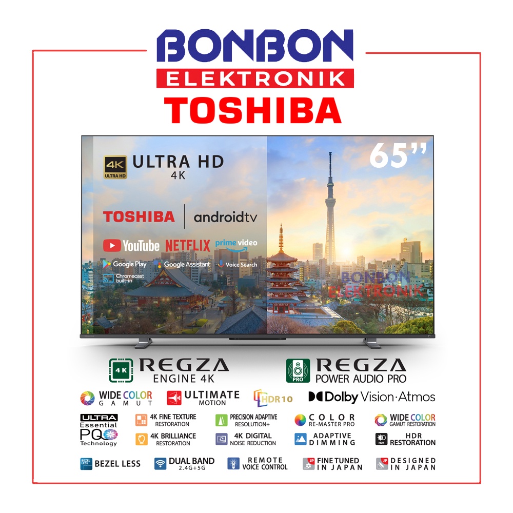 Toshiba LED Smart Android TV 65 Inch 65M550KP UHD 4K HDR