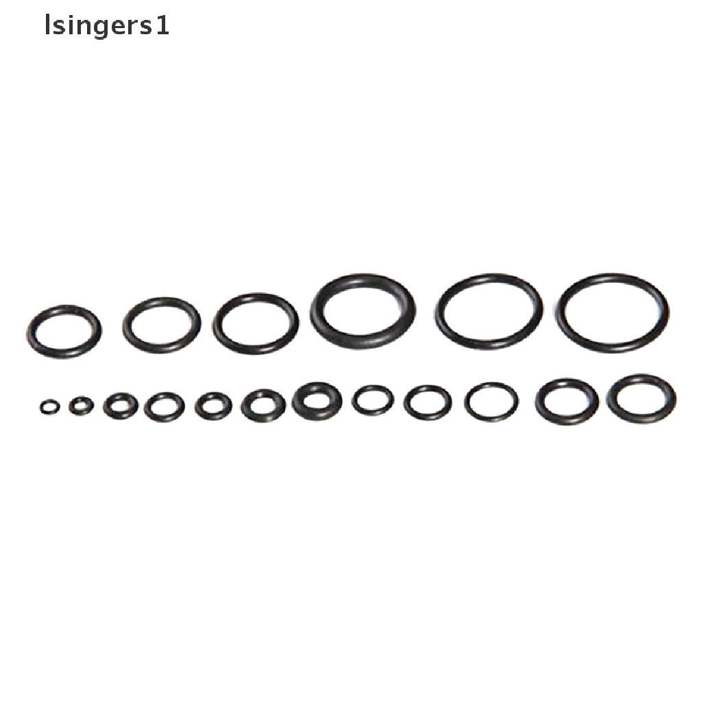 (lsingers1) 225 pcs Ring Washer Bentuk O Bahan Karet Warna Hitam Untuk Mobil