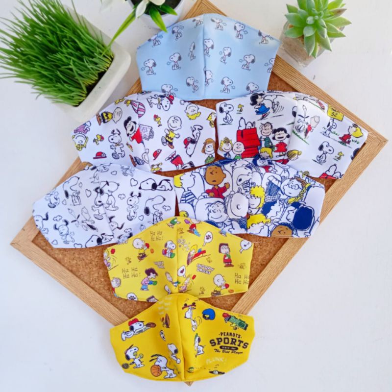 Masker Anak / Masker Kain Anak SNOOPY