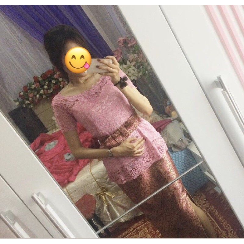 dress, gaun kebaya modern bridesmaid