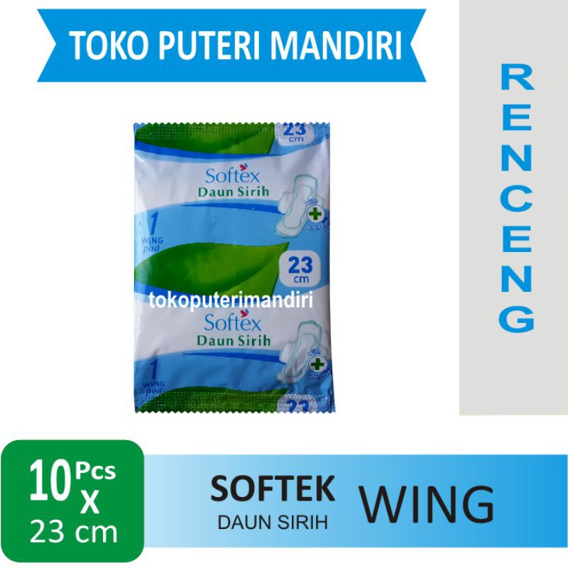 Jual Softex Daun Sirih Wing Biru Renceng Isi Pcs Shopee Indonesia