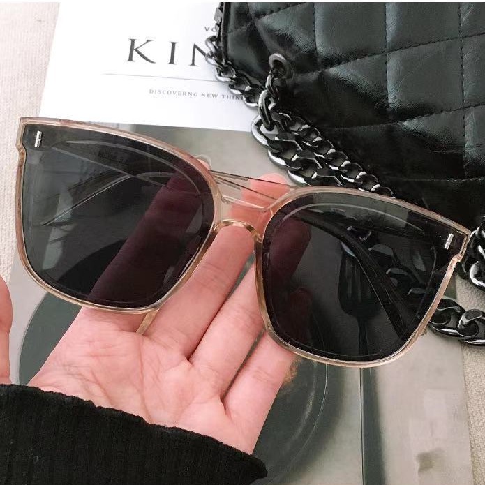 Kacamata Hitam Oversized Bentuk Kotak Untuk Pria / Wanita